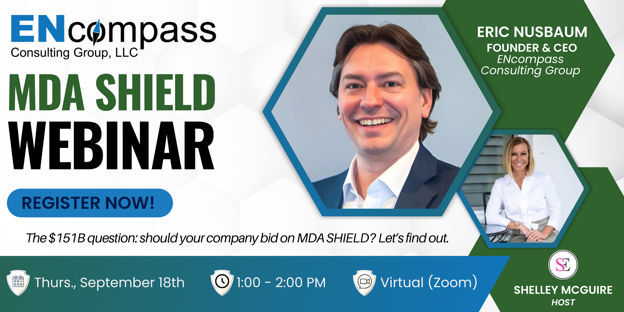 HHS & CMS Online Happy Hour (Cover Image with bees/honeycomb for National Honey Month)